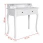 vidaXL Tocador moderno blanco vidaXL Tocador moderno blanco