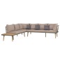 vidaXL Juego muebles de jardín 4 piezas y cojines madera maciza acacia vidaXL Juego muebles de jardín 4 piezas y cojines madera maciza acacia