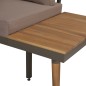 vidaXL Juego muebles de jardín 4 piezas y cojines madera maciza acacia vidaXL Juego muebles de jardín 4 piezas y cojines madera maciza acacia
