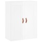vidaXL Aparador alto madera contrachapada blanco brillo 69,5x34x180 cm vidaXL Aparador alto madera contrachapada blanco brillo 69,5x34x180 cm
