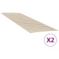 vidaXL Somieres de láminas con 48 lamas 2 unidades 80x200 cm vidaXL Somieres de láminas con 48 lamas 2 unidades 80x200 cm
