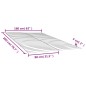 vidaXL Somieres de láminas con 48 lamas 2 unidades 80x200 cm vidaXL Somieres de láminas con 48 lamas 2 unidades 80x200 cm