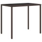 vidaXL Set muebles de jardín 4 piezas y cojines ratán sintético marrón vidaXL Set muebles de jardín 4 piezas y cojines ratán sintético marrón
