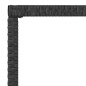 vidaXL Set muebles de jardín 6 piezas y cojines ratán sintético negro