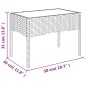 vidaXL Set muebles de jardín 4 piezas y cojines ratán sintético marrón vidaXL Set muebles de jardín 4 piezas y cojines ratán sintético marrón