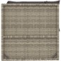 vidaXL Set de muebles de jardín 4 pzas y cojines ratán sintético gris vidaXL Set de muebles de jardín 4 pzas y cojines ratán sintético gris