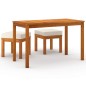 vidaXL Set de comedor para jardín 3 piezas con cojines madera acacia vidaXL Set de comedor para jardín 3 piezas con cojines madera acacia
