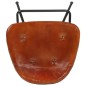 vidaXL Taburetes de barra de cocina 4 unidades cuero auténtico marrón vidaXL Taburetes de barra de cocina 4 unidades cuero auténtico marrón