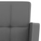 vidaXL Taburetes de cocina 2 unidades cuero sintético gris vidaXL Taburetes de cocina 2 unidades cuero sintético gris