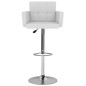 vidaXL Taburetes de cocina 2 unidades cuero sintético blanco vidaXL Taburetes de cocina 2 unidades cuero sintético blanco