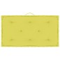 vidaXL Cojín para palé de suelo algodón verde manzana 73x40x7 cm vidaXL Cojín para palé de suelo algodón verde manzana 73x40x7 cm