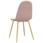 vidaXL Sillas de comedor 2 unidades terciopelo rosa vidaXL Sillas de comedor 2 unidades terciopelo rosa