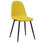 vidaXL Sillas de comedor 4 uds terciopelo amarillo mostaza vidaXL Sillas de comedor 4 uds terciopelo amarillo mostaza