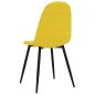 vidaXL Sillas de comedor 4 uds terciopelo amarillo mostaza vidaXL Sillas de comedor 4 uds terciopelo amarillo mostaza