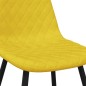 vidaXL Sillas de comedor 4 uds terciopelo amarillo mostaza vidaXL Sillas de comedor 4 uds terciopelo amarillo mostaza