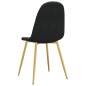 vidaXL Sillas de comedor 4 unidades terciopelo negro vidaXL Sillas de comedor 4 unidades terciopelo negro