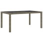 vidaXL Set de comedor de jardín 5 pzas y cojines ratán sintético gris vidaXL Set de comedor de jardín 5 pzas y cojines ratán sintético gris