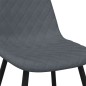 vidaXL Sillas de comedor 4 unidades terciopelo gris oscuro vidaXL Sillas de comedor 4 unidades terciopelo gris oscuro