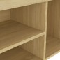vidaXL Banco zapatero con cojín madera ingeniería sonoma 80x30x47 cm vidaXL Banco zapatero con cojín madera ingeniería sonoma 80x30x47 cm