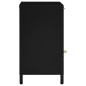vidaXL Mesitas de noche 2 uds acero y vidrio negras 40x30x54,5 cm vidaXL Mesitas de noche 2 uds acero y vidrio negras 40x30x54,5 cm