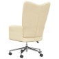 vidaXL Silla de relajación de terciopelo blanco crema vidaXL Silla de relajación de terciopelo blanco crema
