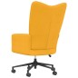 vidaXL Silla de relajación de terciopelo amarillo mostaza vidaXL Silla de relajación de terciopelo amarillo mostaza