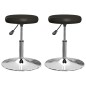 vidaXL Sillas de comedor 2 unidades cuero sintético negro