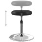 vidaXL Sillas de comedor 2 unidades cuero sintético negro