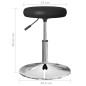 vidaXL Sillas de comedor 2 unidades cuero sintético negro