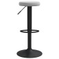 vidaXL Taburetes de cocina 2 unidades terciopelo gris claro vidaXL Taburetes de cocina 2 unidades terciopelo gris claro