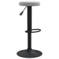 vidaXL Taburetes de cocina 2 unidades terciopelo gris claro vidaXL Taburetes de cocina 2 unidades terciopelo gris claro