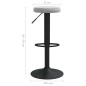 vidaXL Taburetes de cocina 2 unidades terciopelo gris claro vidaXL Taburetes de cocina 2 unidades terciopelo gris claro