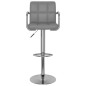 vidaXL Taburetes de cocina 2 unidades cuero sintético gris vidaXL Taburetes de cocina 2 unidades cuero sintético gris