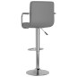vidaXL Taburetes de cocina 2 unidades cuero sintético gris vidaXL Taburetes de cocina 2 unidades cuero sintético gris