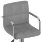 vidaXL Taburetes de cocina 2 unidades cuero sintético gris vidaXL Taburetes de cocina 2 unidades cuero sintético gris