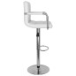 vidaXL Taburetes de cocina 2 unidades cuero sintético blanco vidaXL Taburetes de cocina 2 unidades cuero sintético blanco