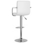 vidaXL Taburetes de cocina 2 unidades cuero sintético blanco vidaXL Taburetes de cocina 2 unidades cuero sintético blanco