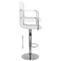 vidaXL Taburetes de cocina 2 unidades cuero sintético blanco vidaXL Taburetes de cocina 2 unidades cuero sintético blanco