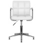 vidaXL Sillas de comedor giratorias 2 unidades cuero sintético blanco vidaXL Sillas de comedor giratorias 2 unidades cuero sintético blanco