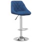 vidaXL Taburete de cocina 2 unidades de terciopelo azul vidaXL Taburete de cocina 2 unidades de terciopelo azul