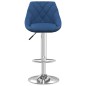 vidaXL Taburete de cocina 2 unidades de terciopelo azul vidaXL Taburete de cocina 2 unidades de terciopelo azul