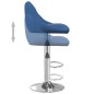 vidaXL Taburete de cocina 2 unidades de terciopelo azul vidaXL Taburete de cocina 2 unidades de terciopelo azul