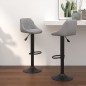 vidaXL Taburetes de cocina 2 unidades terciopelo gris claro vidaXL Taburetes de cocina 2 unidades terciopelo gris claro