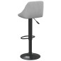 vidaXL Taburetes de cocina 2 unidades terciopelo gris claro vidaXL Taburetes de cocina 2 unidades terciopelo gris claro