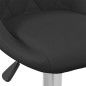 vidaXL Taburete de cocina 2 unidades de terciopelo negro vidaXL Taburete de cocina 2 unidades de terciopelo negro