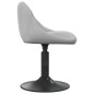 vidaXL Taburete de cocina de terciopelo gris claro vidaXL Taburete de cocina de terciopelo gris claro