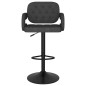 vidaXL Taburetes de cocina 2 unidades tela gris oscuro vidaXL Taburetes de cocina 2 unidades tela gris oscuro