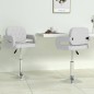 vidaXL Sillas de comedor giratorias 2 unidades cuero sintético blanco vidaXL Sillas de comedor giratorias 2 unidades cuero sintético blanco