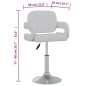 vidaXL Sillas de comedor giratorias 2 unidades cuero sintético blanco vidaXL Sillas de comedor giratorias 2 unidades cuero sintético blanco