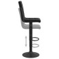 vidaXL Taburete de cocina de terciopelo negro vidaXL Taburete de cocina de terciopelo negro